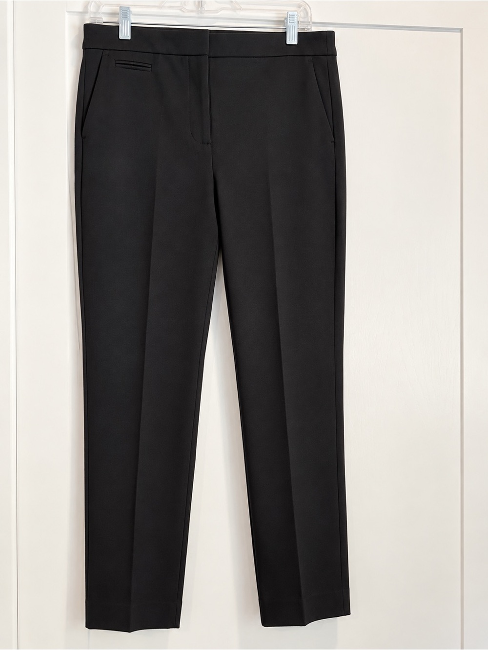 J. Crew Black Cropped Tailored Ponte Pants